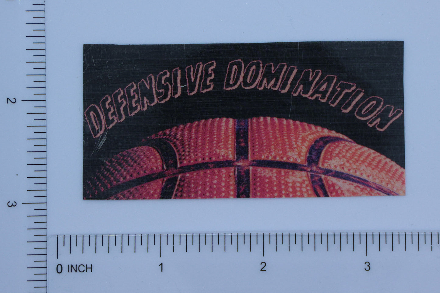 STICKER -- Basketball 'Defensive Domination' vinyl sticker