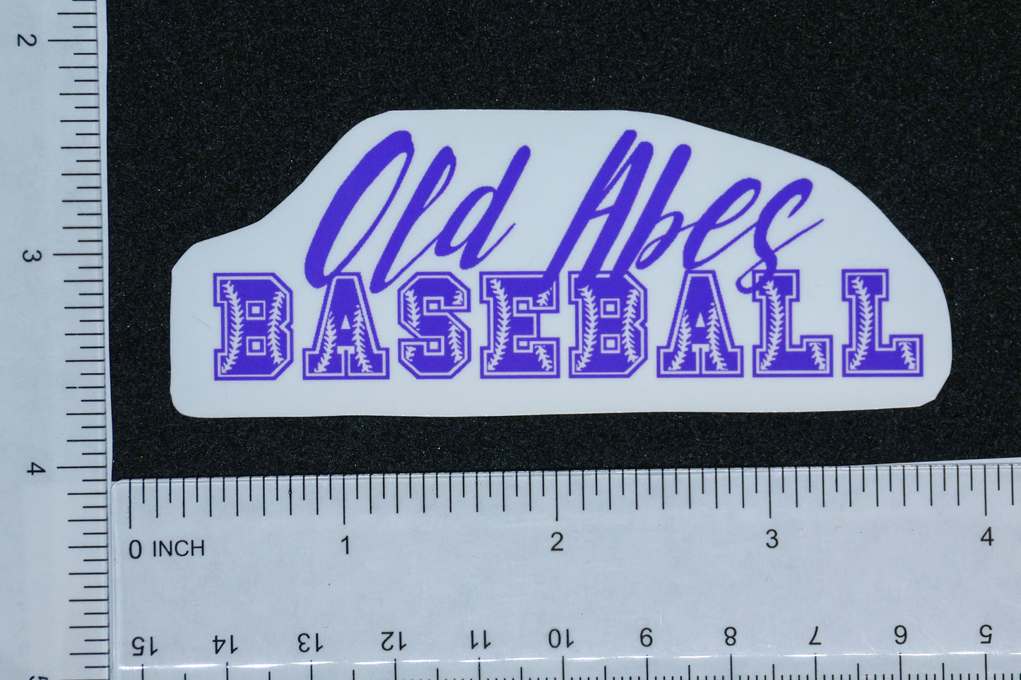 Sticker - Baseball Eau Claire Memorial Old Abes