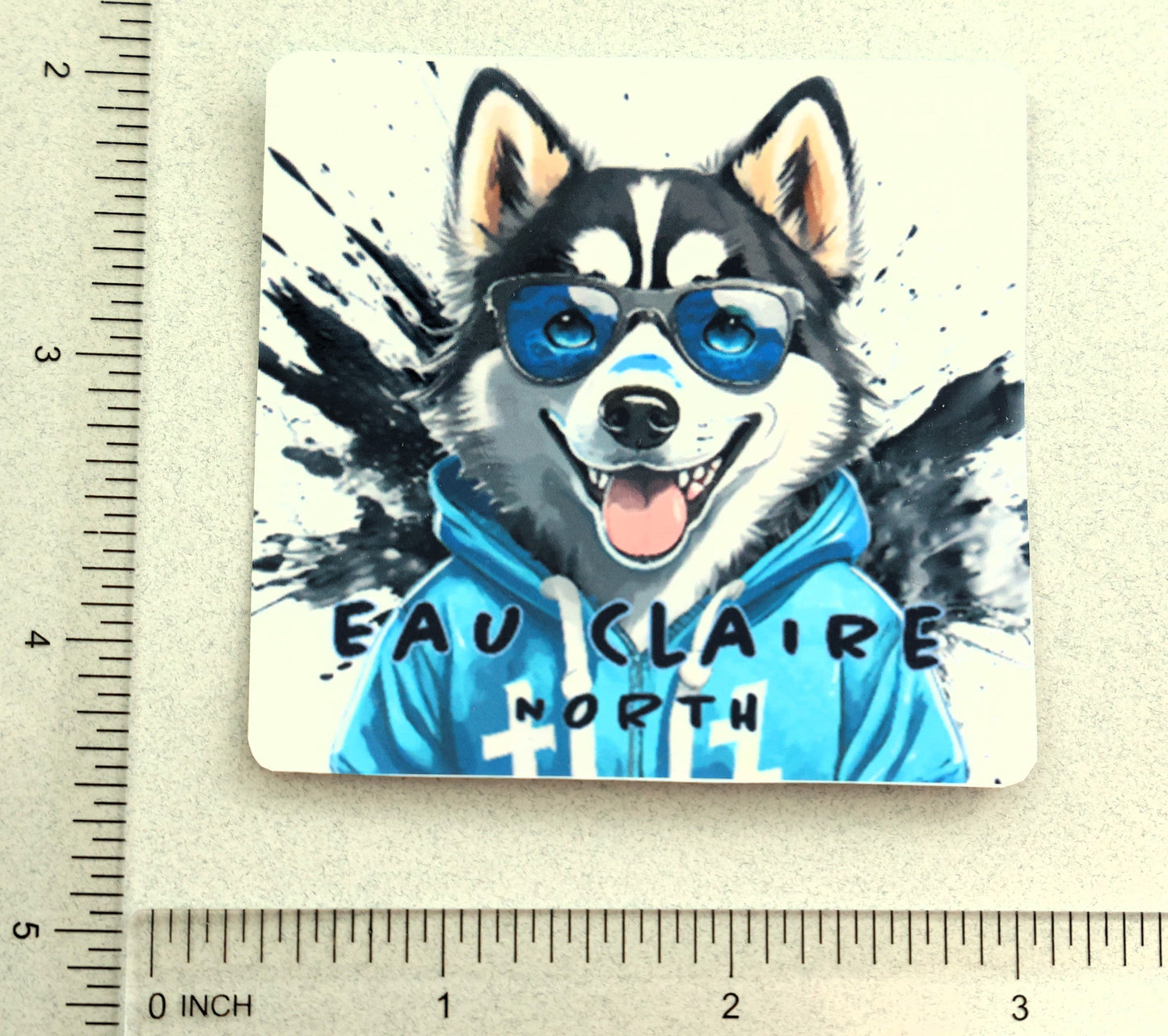 STICKER -- HUSKY Eau Claire North