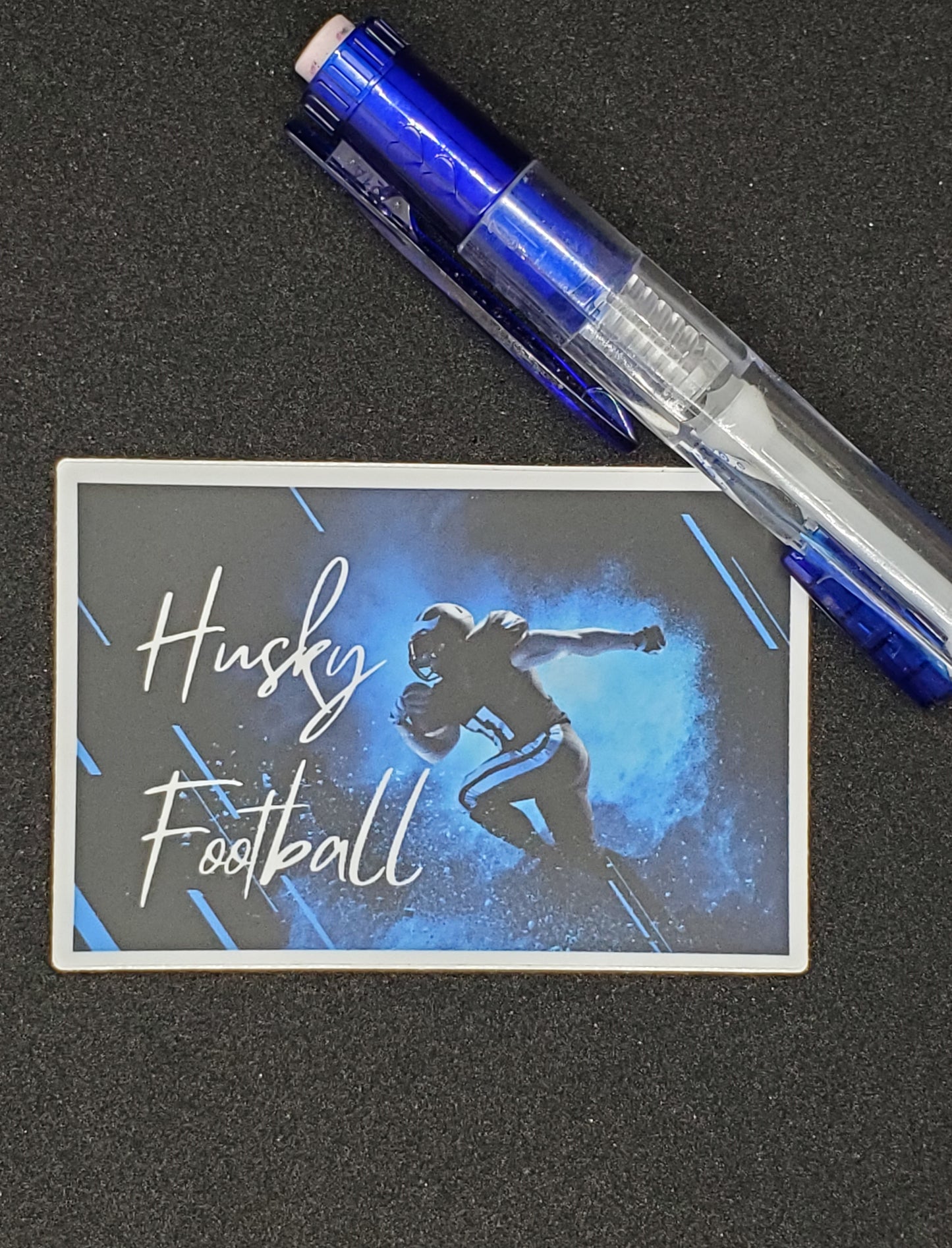 STICKER -- Eau Claire North Husky Football Vinyl Sticker