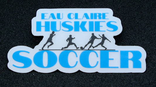 STICKER -- Eau Claire North Soccer Vinyl Sticker