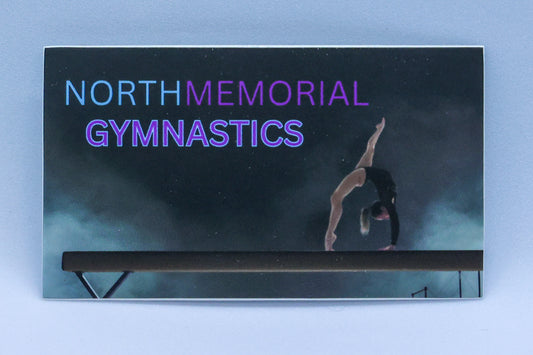 NEW STICKER -- Eau Claire North/Memorial Gymnastics sticker