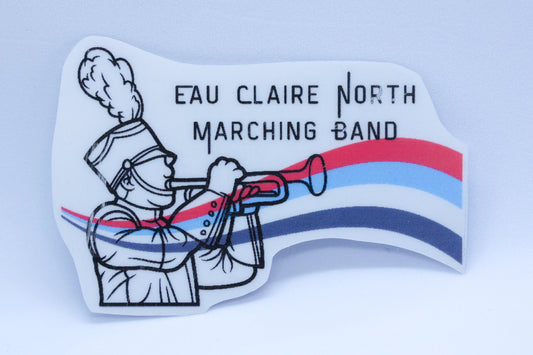 NEW STICKER -- Eau Claire North Marching Band Sticker