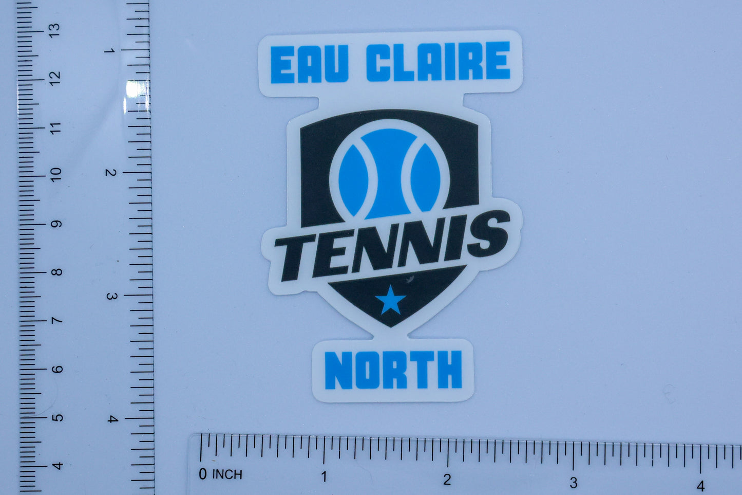 NEW STICKER -- Eau Claire Huskies Tennis Sticker