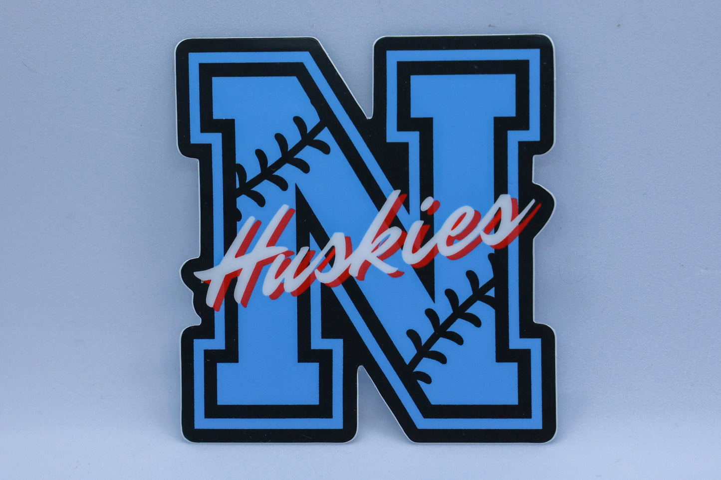 NEW STICKER -- Eau Claire Huskies Baseball/Softball sticker