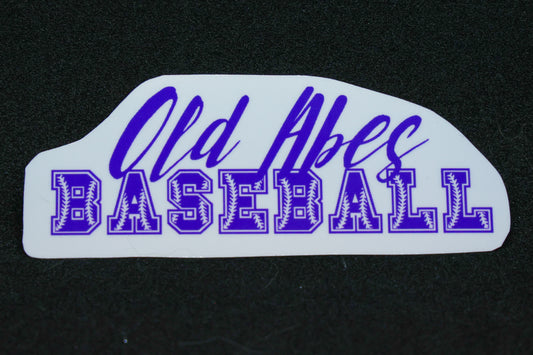 Sticker - Baseball Eau Claire Memorial Old Abes