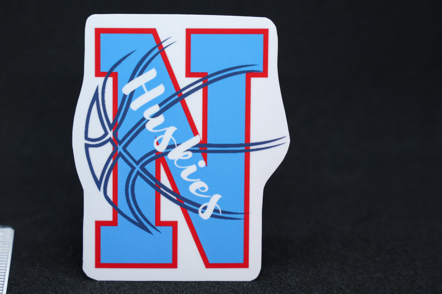 NEW STICKER -- Basketball North Huskies "RUN AS 1"