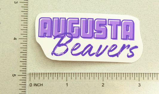 STICKER-- Augusta Beavers