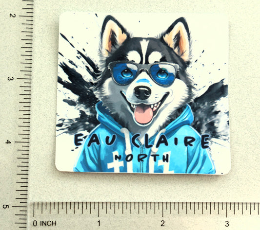 NEW STICKER -- HUSKY Eau Claire North