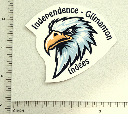 NEW STICKER -- Independence - Gilmanton Indees