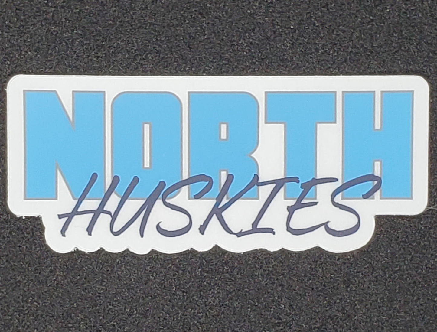 STICKER -- Eau Claire North Huskies vinyl sticker