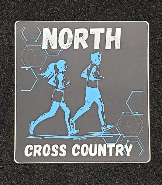 STICKER -- Eau Claire North Cross Country vinyl sticker