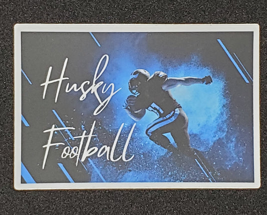 STICKER -- Eau Claire North Husky Football Vinyl Sticker