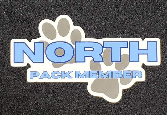 STICKER -- Eau Claire North Pack Member Vinyl Sticker